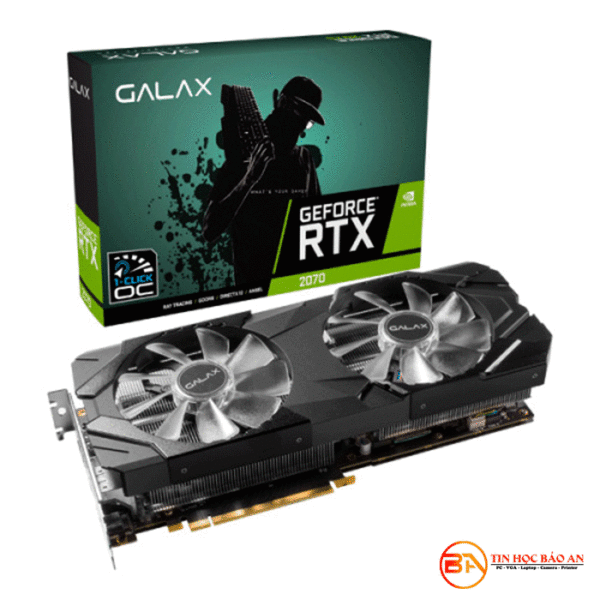 Card Màn Hình Galax RTX2070 1-Click 8GB Cũ